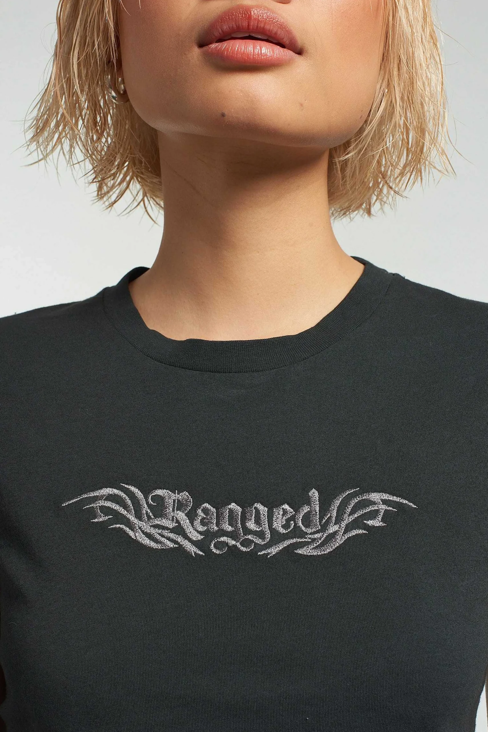 Angel Slashed Back Baby Tee