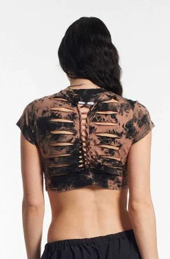 Backstabber Weaved Back Top