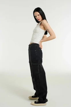 Balloon Jean - Charcoal