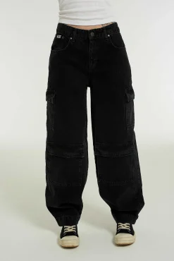 Balloon Jean - Charcoal