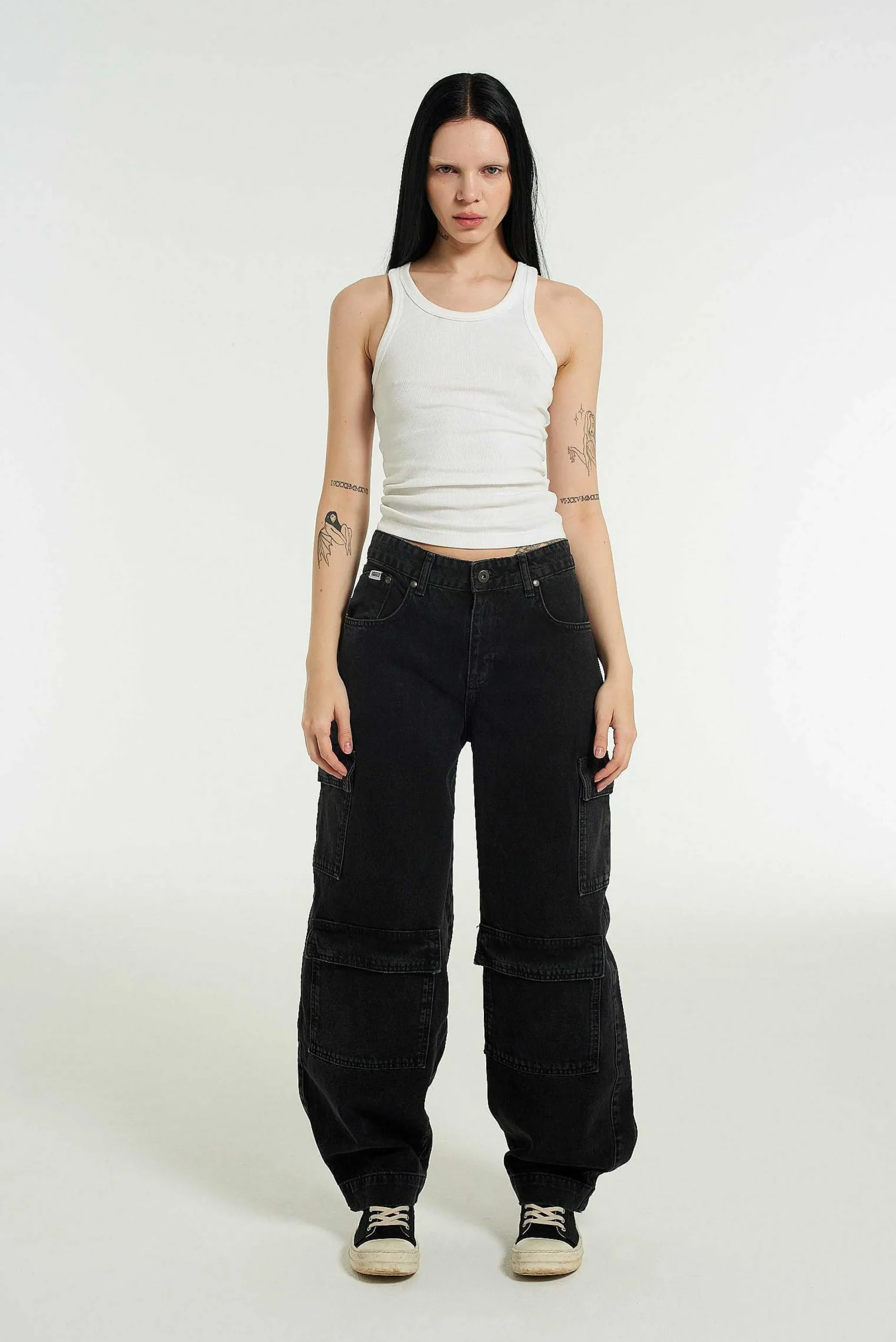 Balloon Jean - Charcoal