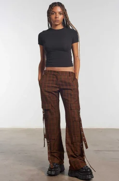 Blake Check Flare Pants