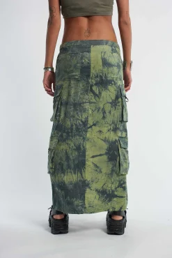 Bleach Cargo Maxi Skirt