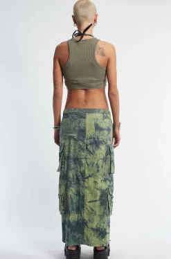 Bleach Cargo Maxi Skirt