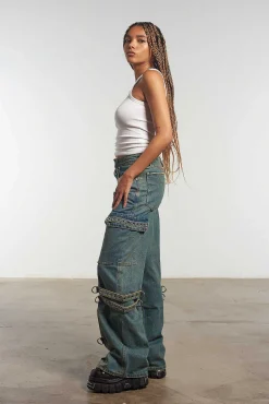 Bondage Jean Dirty Wash