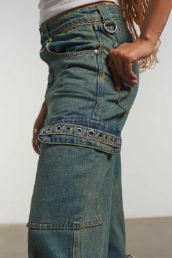 Bondage Jean Dirty Wash