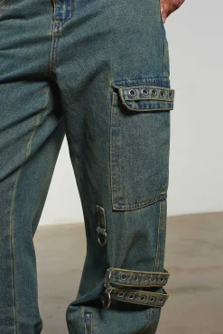 Bondage Jean Dirty Wash