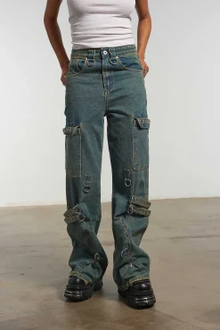 Bondage Jean Dirty Wash