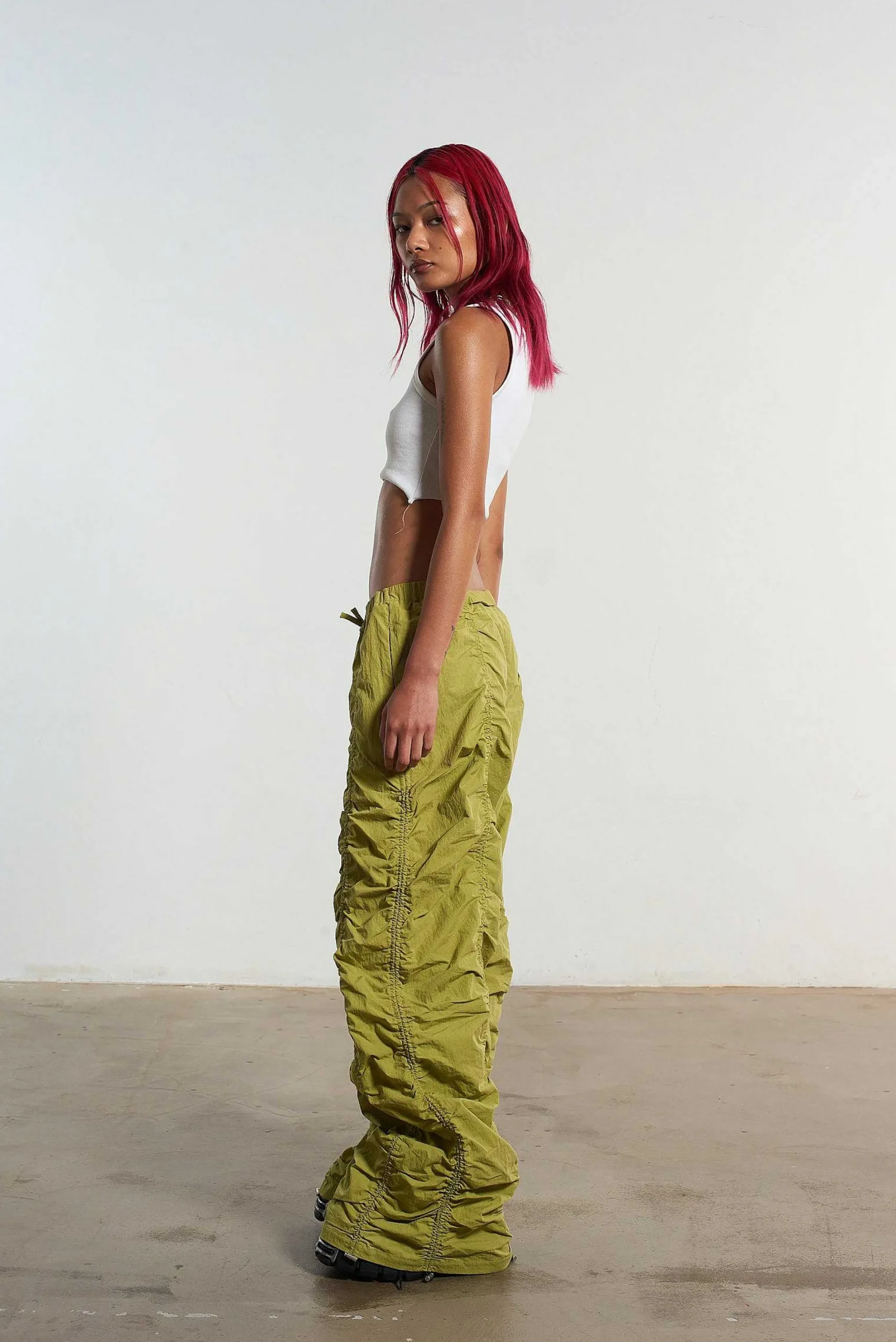Bungee Parachute Pant Green