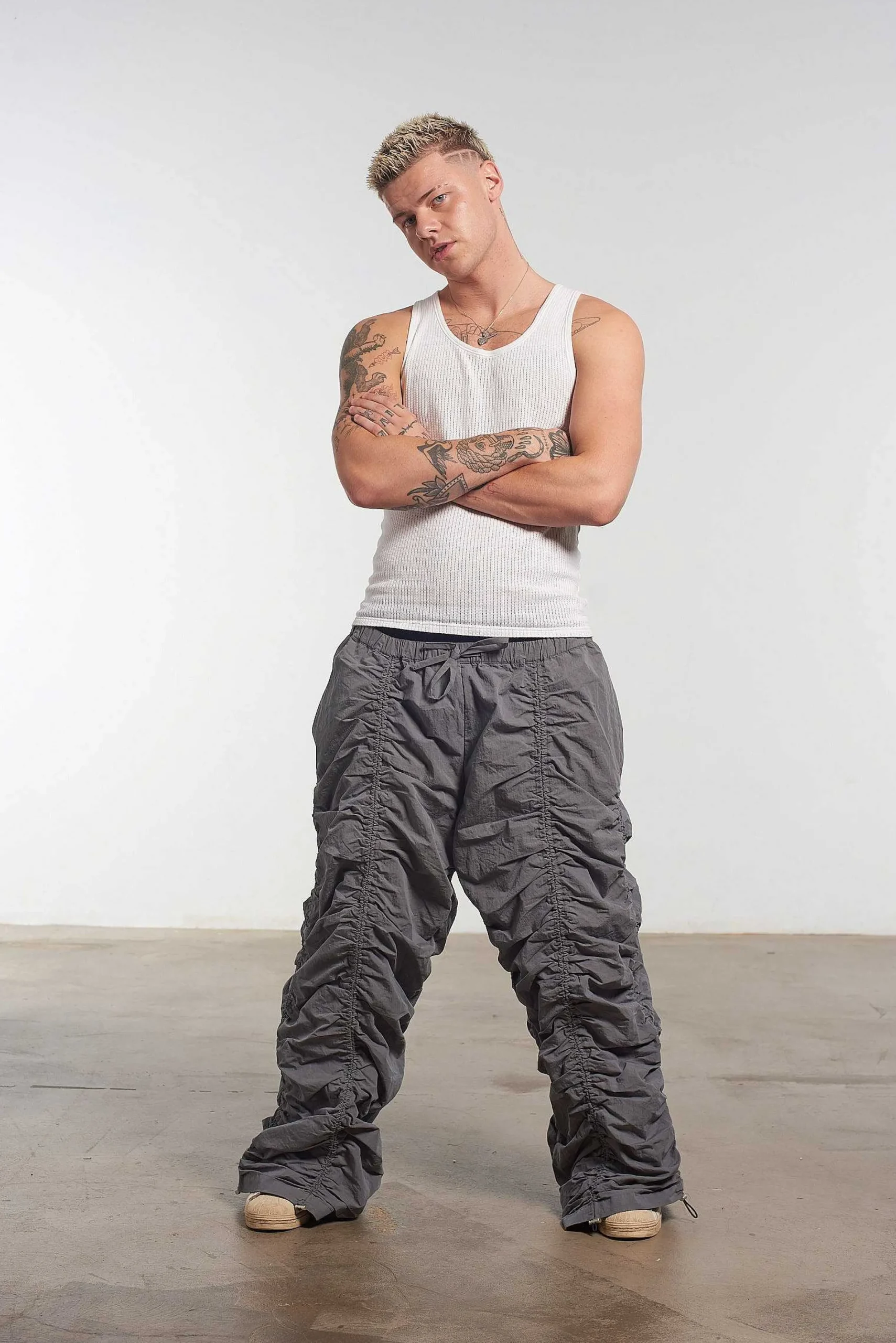 Bungee Parachute Pant Grey