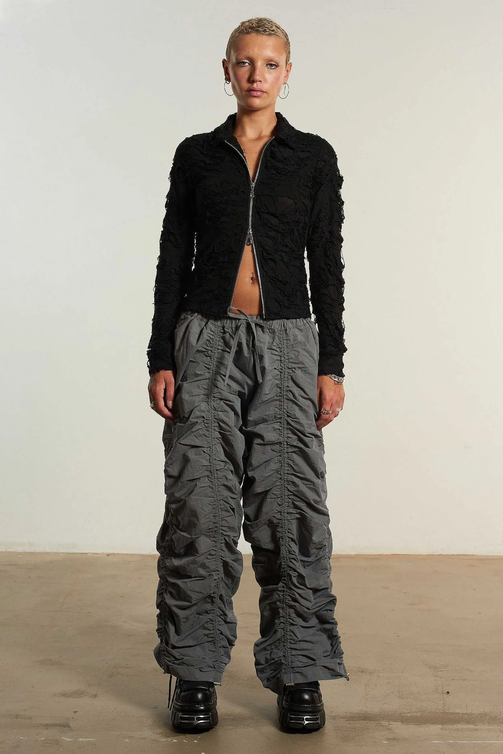 Bungee Parachute Pant Grey