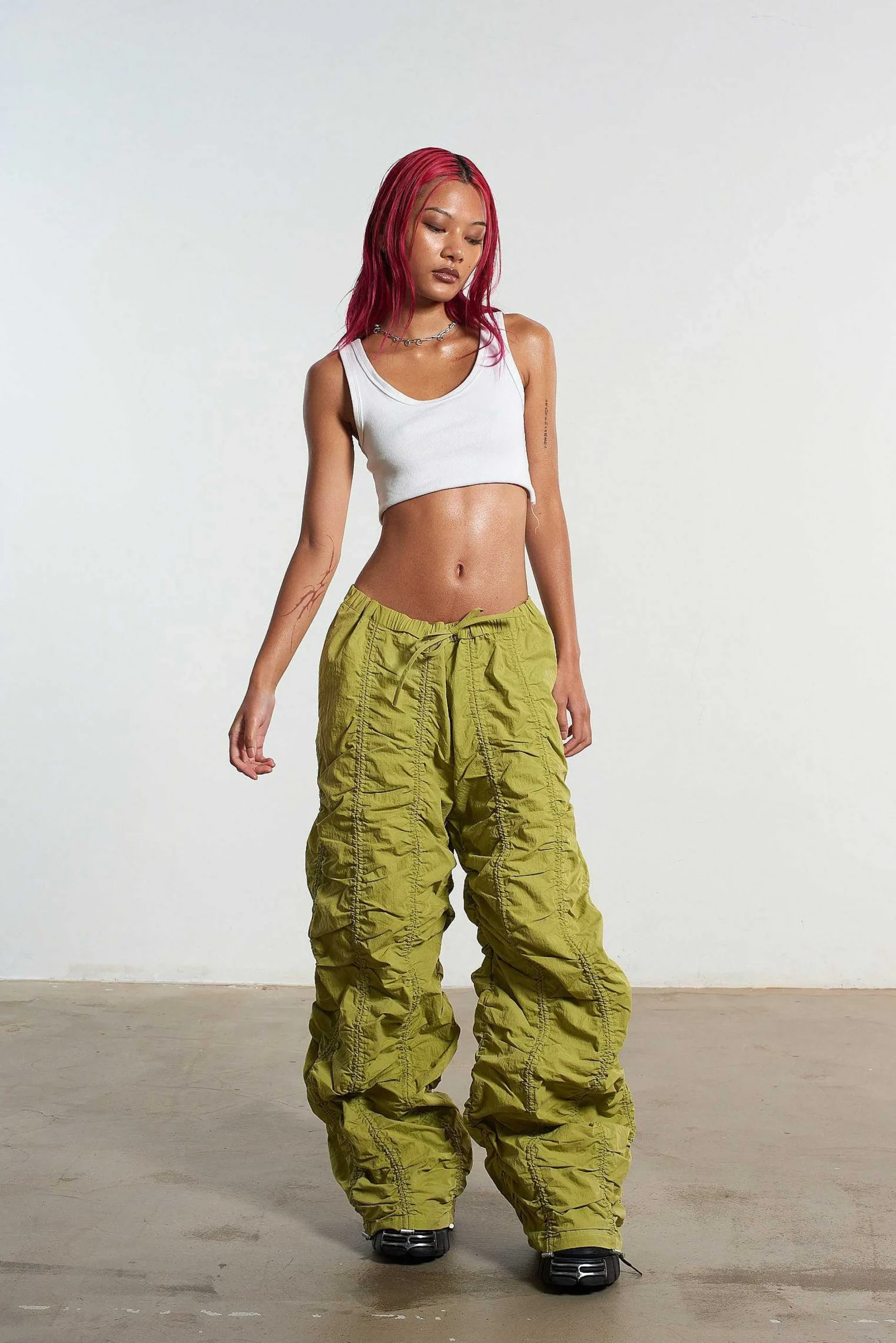 Bungee Parachute Pant Green