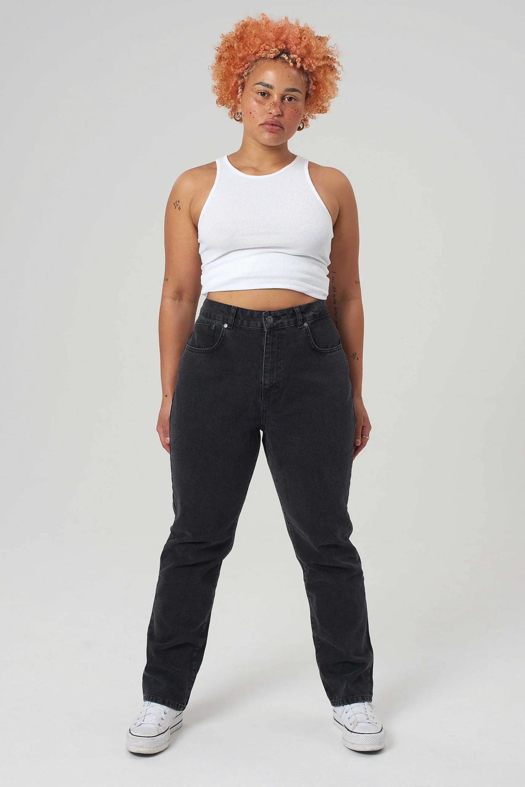 Butt Cut Jean - Charcoal