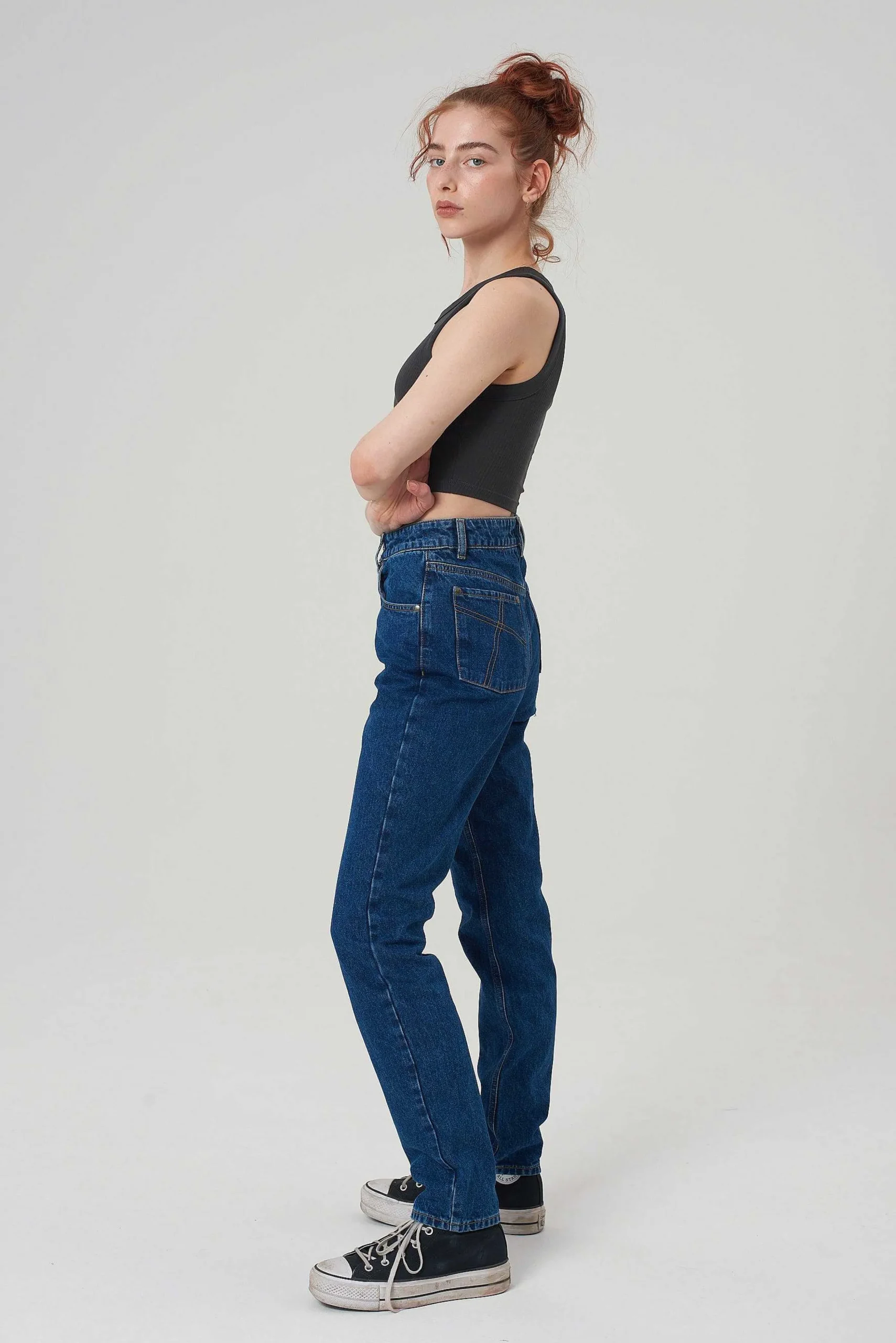 Butt Cut Jeans - Indigo