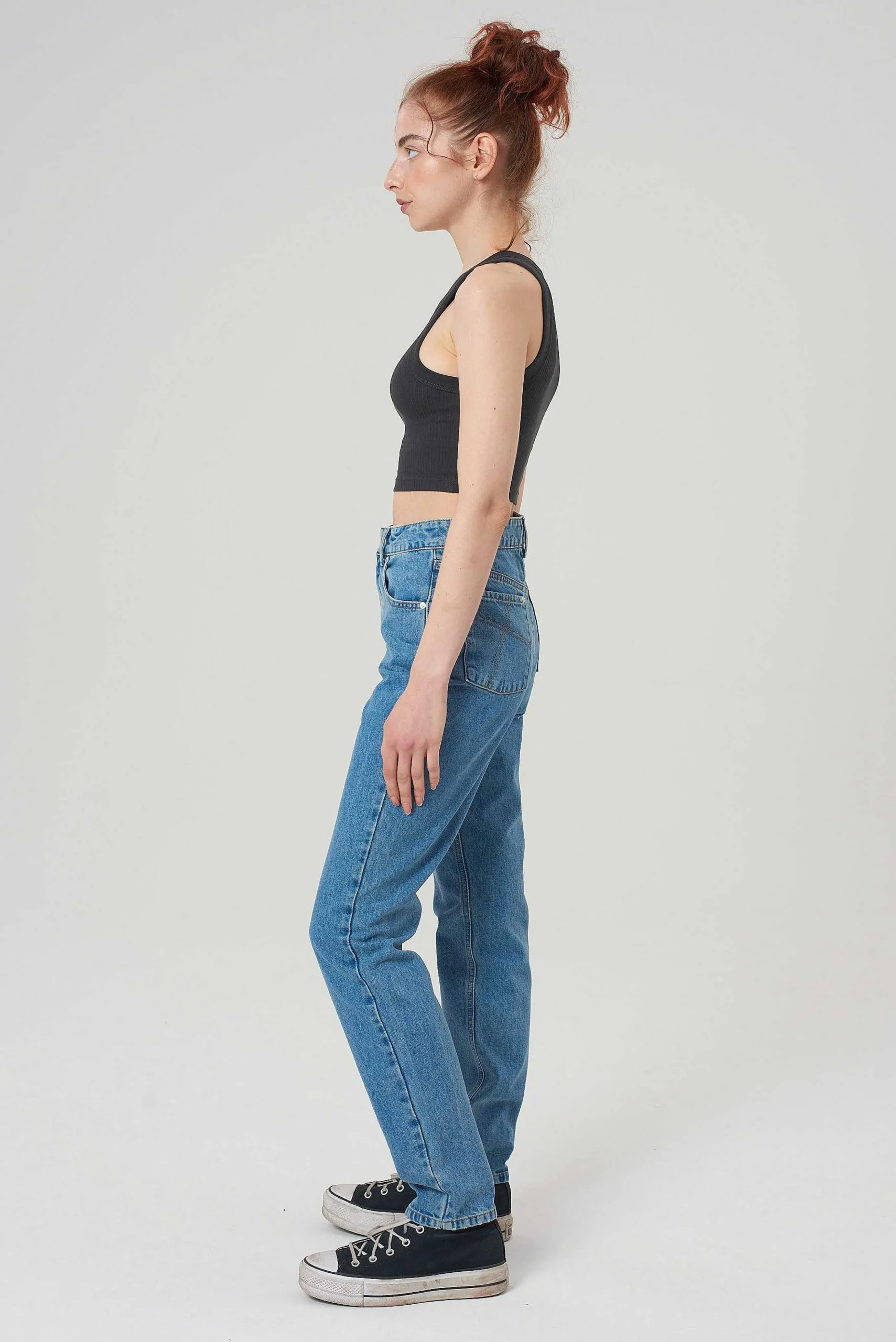 Butt Cut Jeans - Light Blue