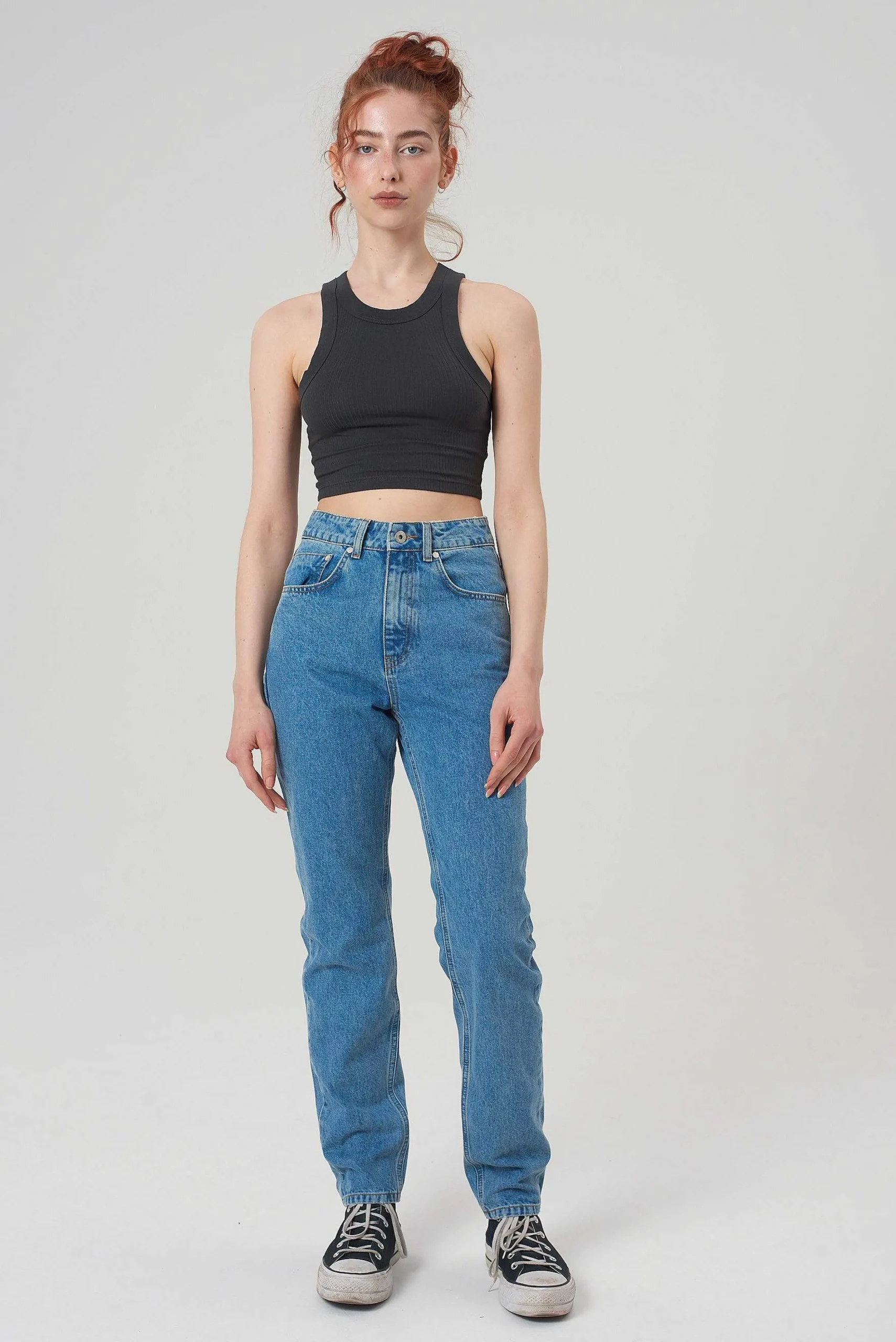 Butt Cut Jeans - Light Blue