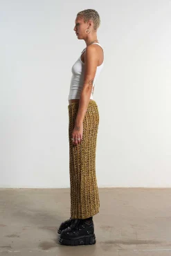 Cage Open Knit Maxi Skirt