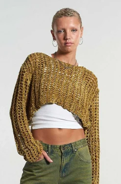Cage Open Knit Top