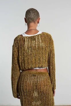 Cage Open Knit Top