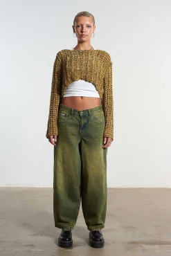 Cage Open Knit Top