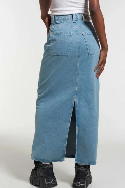Carpenter Maxi Skirt - Blue