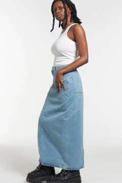 Carpenter Maxi Skirt - Blue