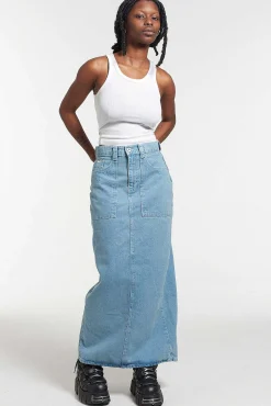 Carpenter Maxi Skirt - Blue