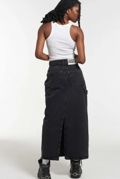 Carpenter Maxi Skirt - Charcoal