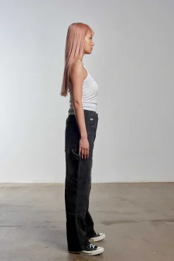 Combat Jean Faded Black