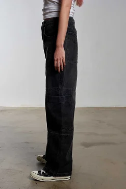 Combat Jean Faded Black