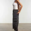 Combat Midi Skirt Black