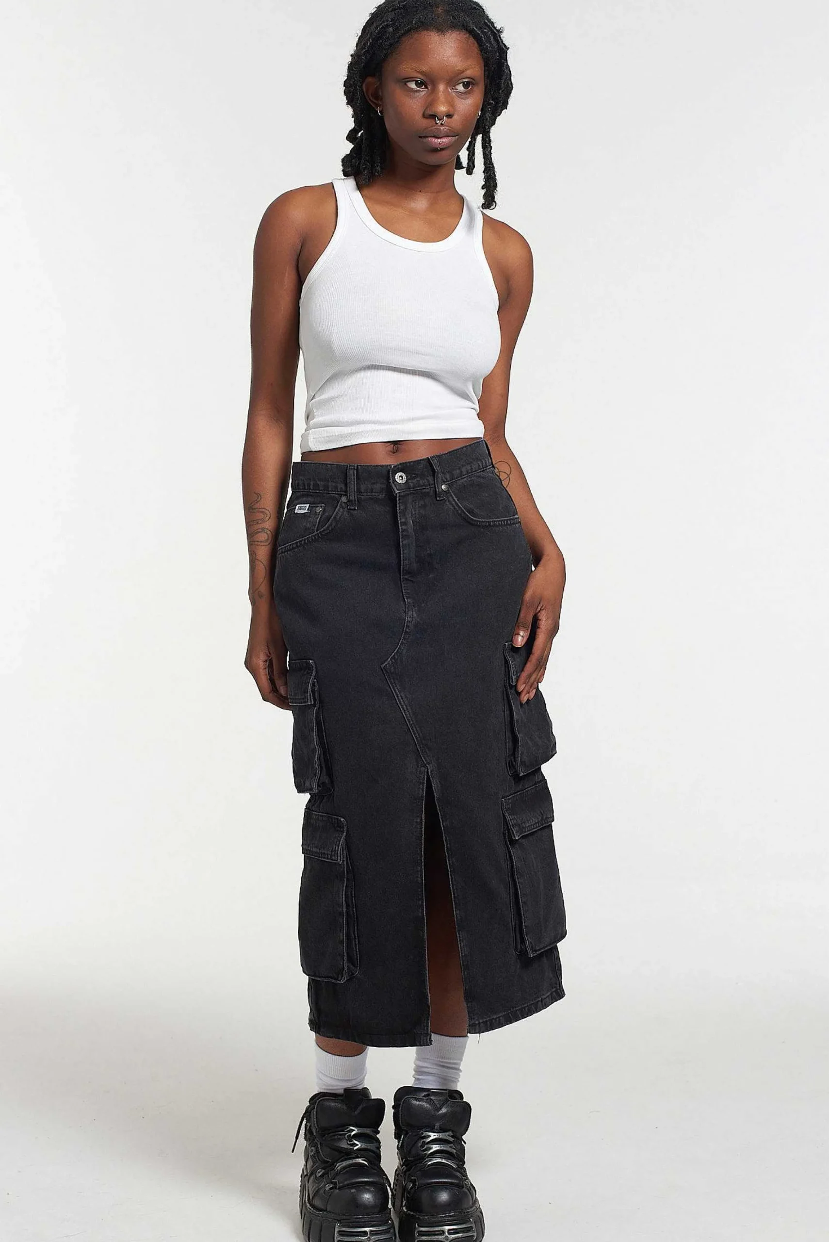 Combat Soda Skirt - Charcoal