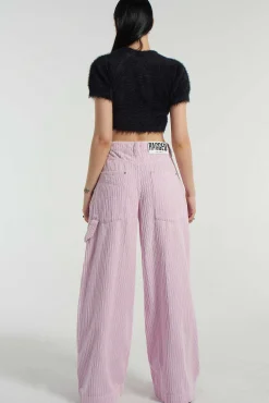 Cord Sweeper Jean - Pink