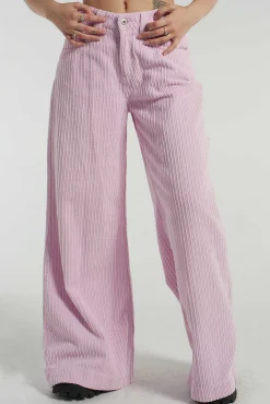 Cord Sweeper Jean - Pink