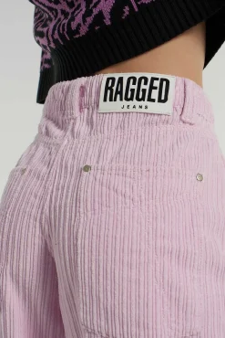 Cord Sweeper Jean - Pink