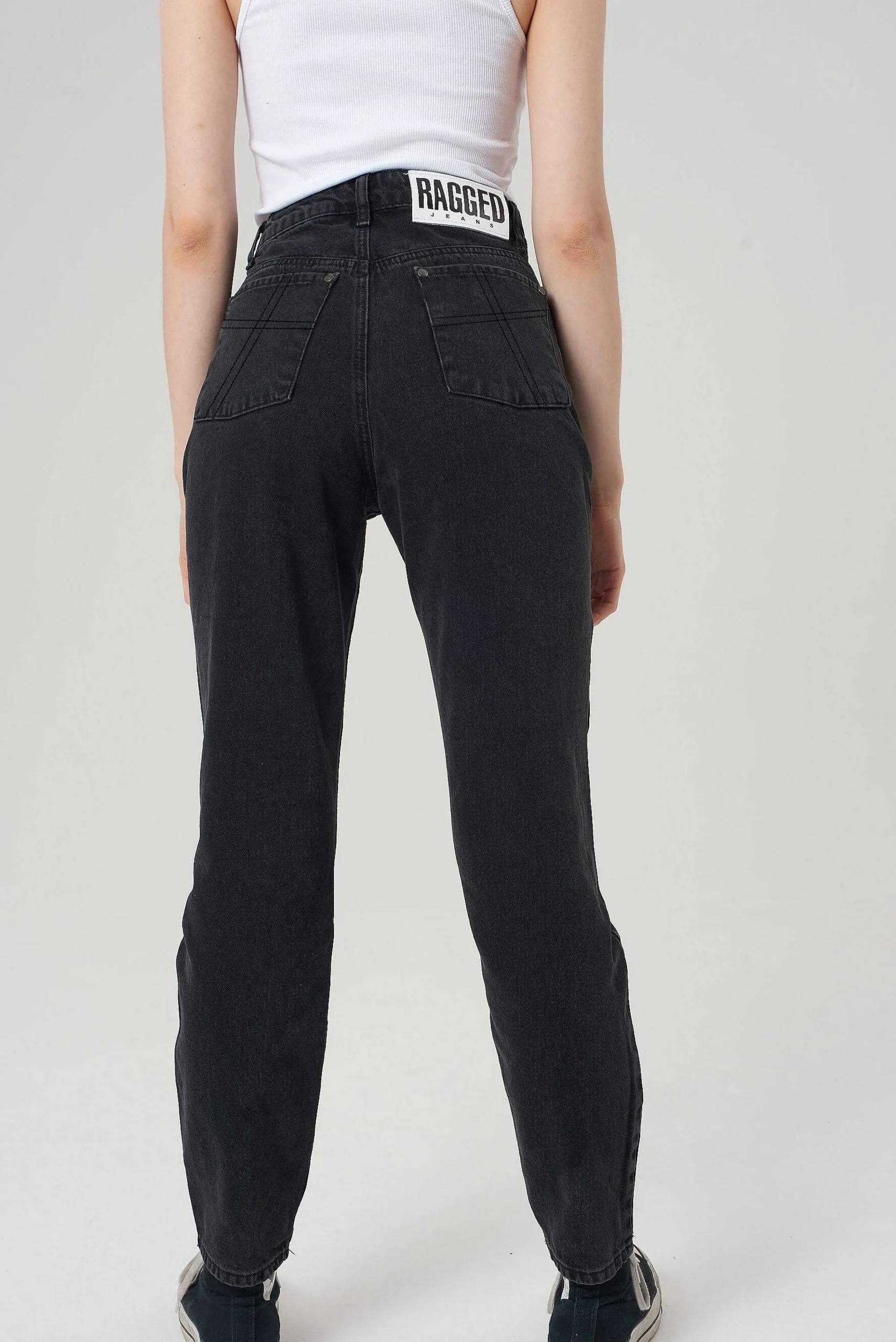 Cougar Mom Jean - Charcoal