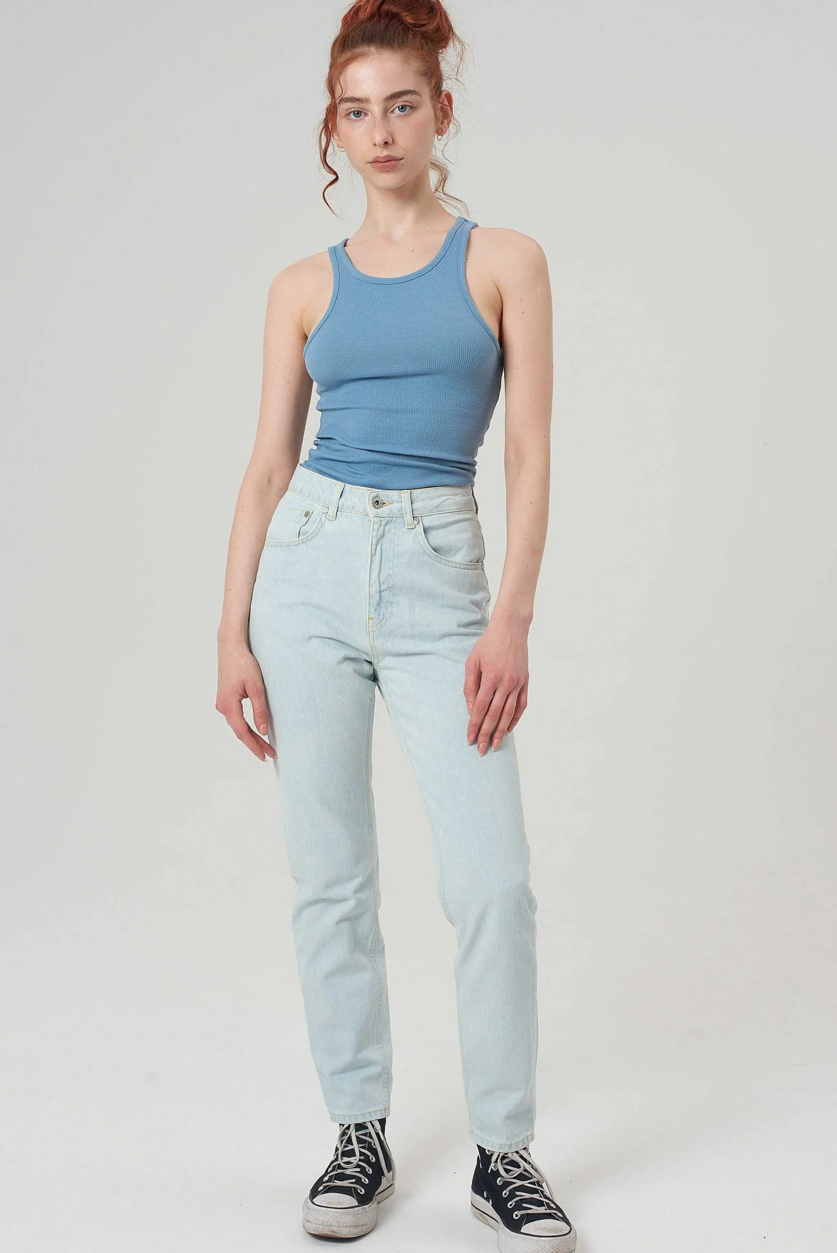Cougar Mom Jean - Stonewash