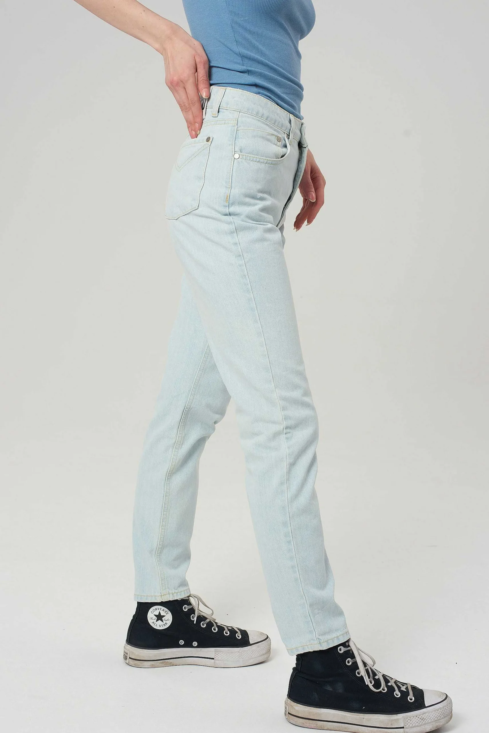 Cougar Mom Jean - Stonewash