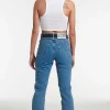 Cougar Mom Jean Light Blue