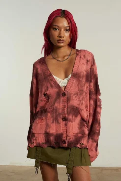 Creature Tie Dye Cardigan