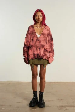 Creature Tie Dye Cardigan