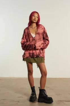 Creature Tie Dye Cardigan