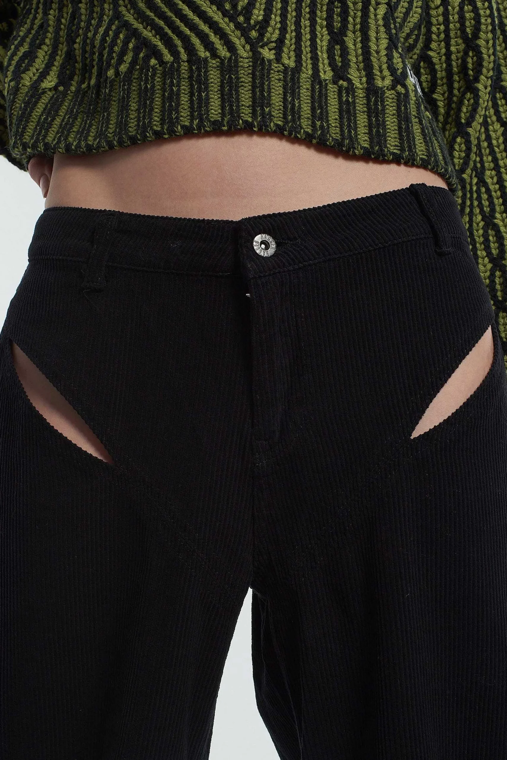 Cut Out Cord Jean