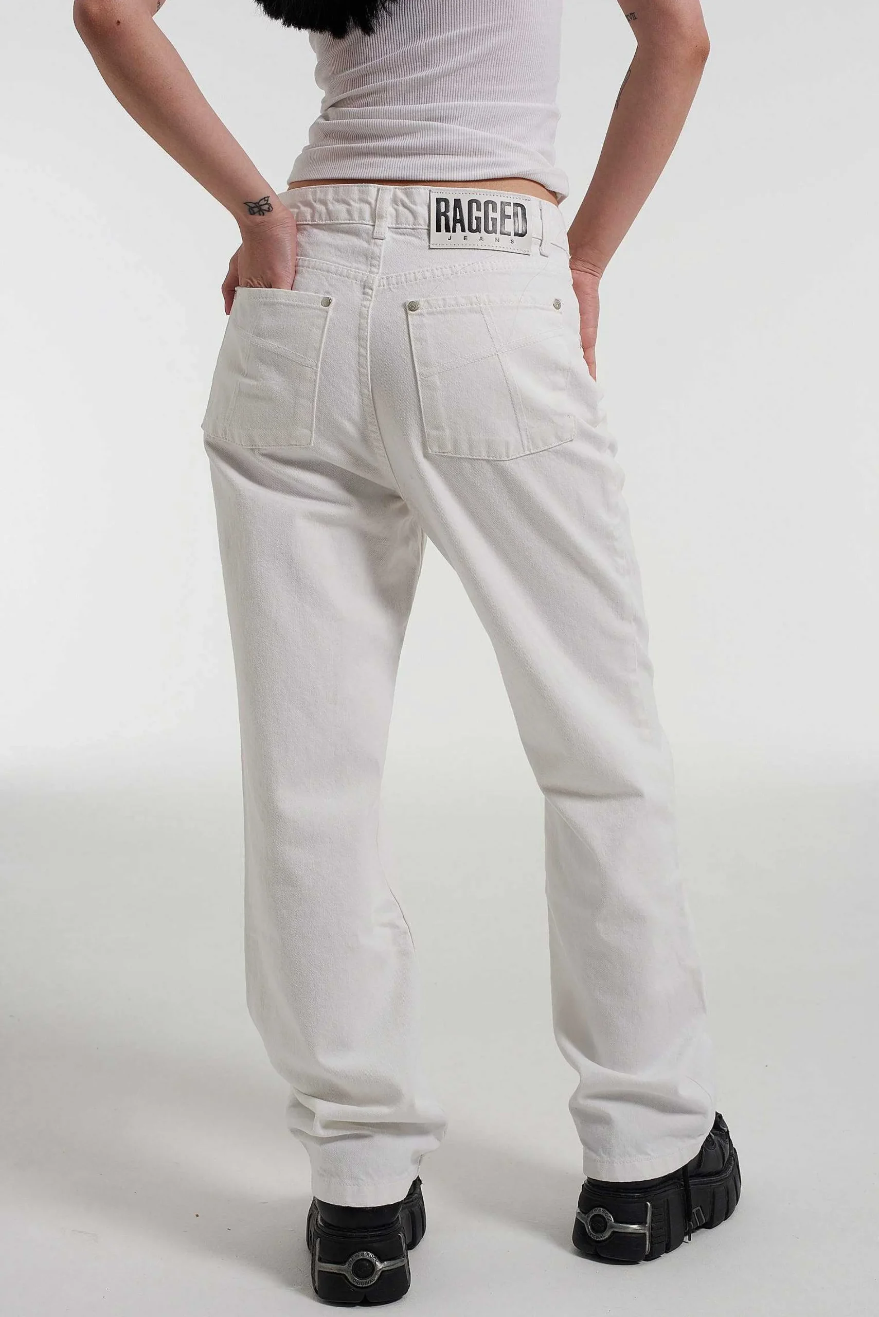 Dad Jean - White