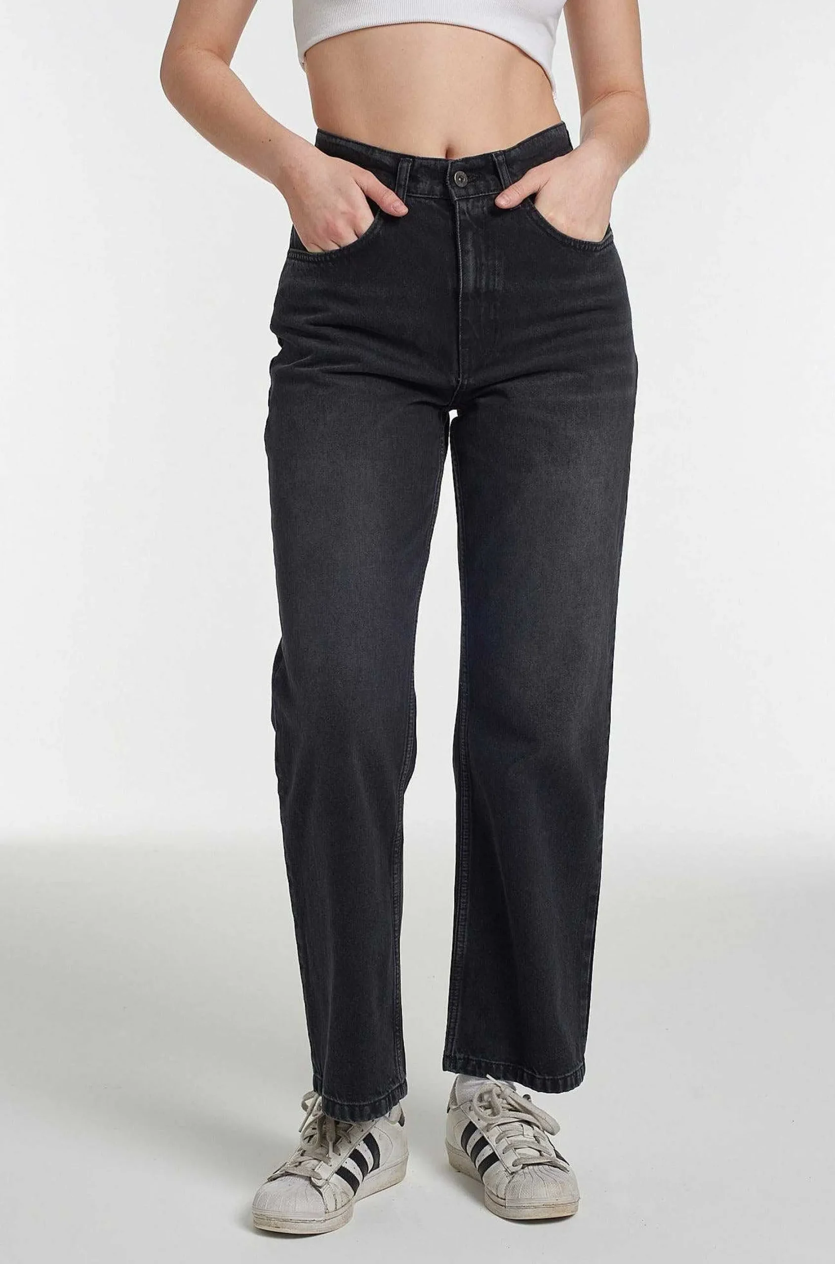 Dad Jean Washed Black