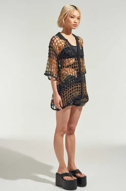 Darkness Open Knit Shirt