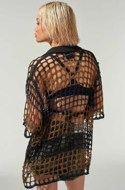Darkness Open Knit Shirt
