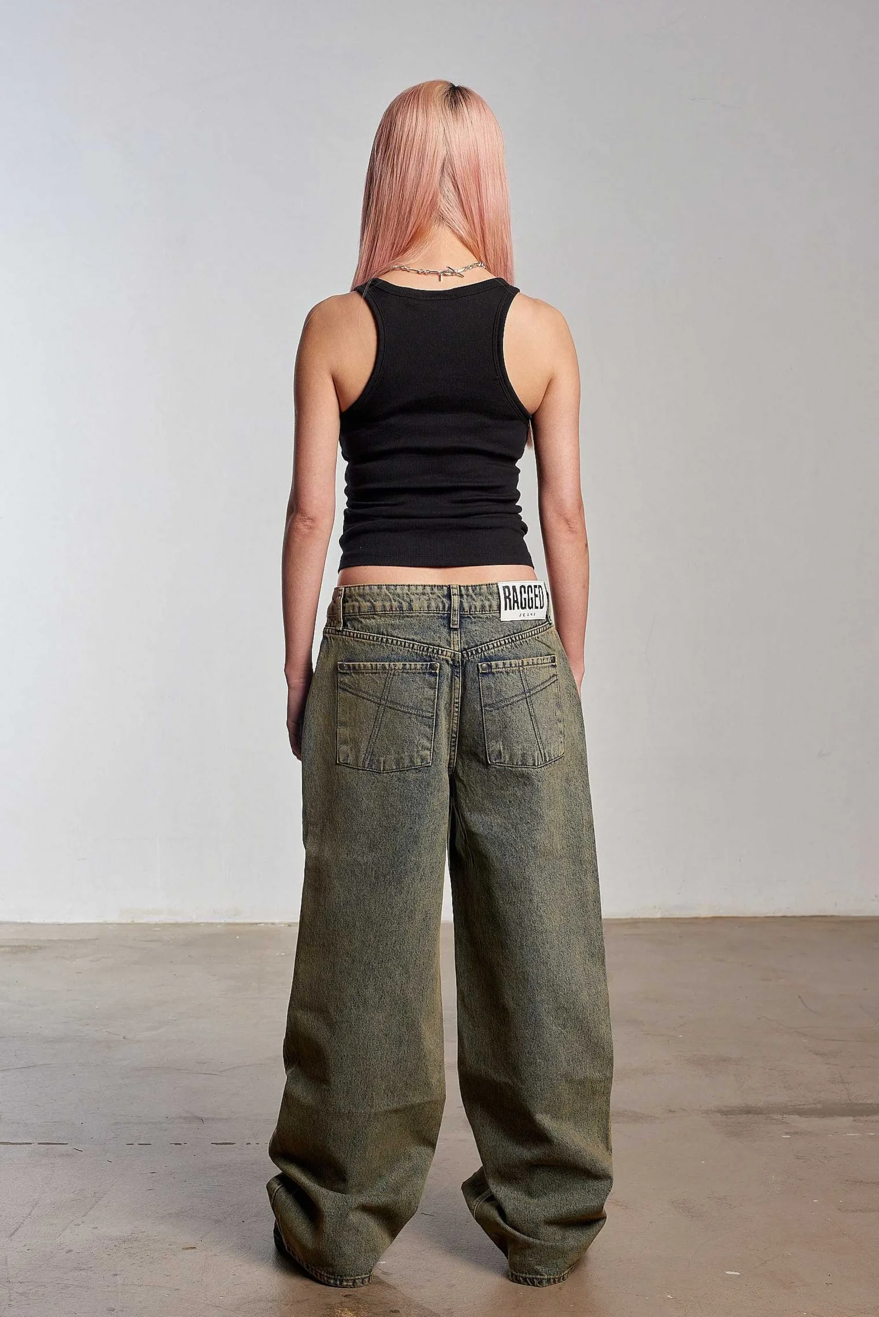 Dirty Wash Shredded Release Jean