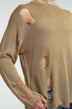 Drifter Distressed Open Knit Jumper