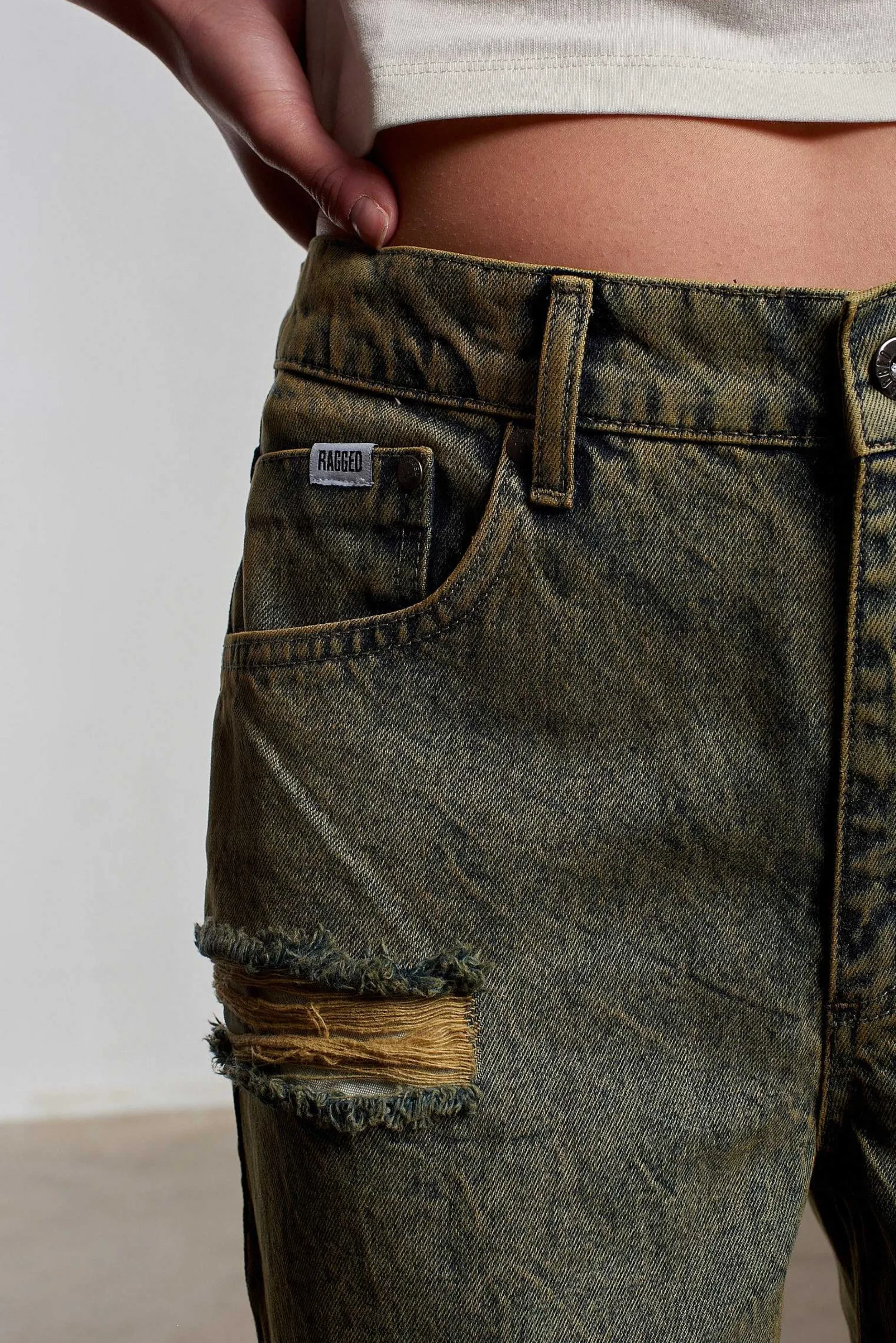 Drifter Distressed Skate Jean
